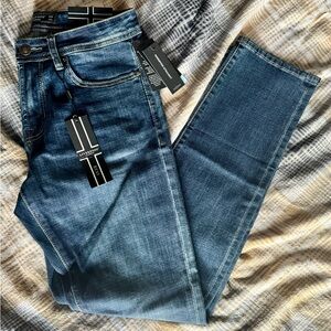 Liverpool Men's Deep Blue Wash Straight Jeans Brand New Trending